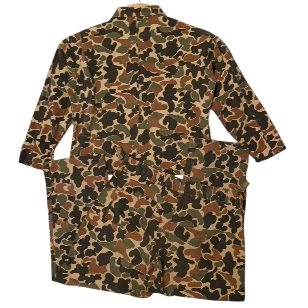 Game Winner Sportswear Vintage 80's Duck Camo Matching Set/Unisex Medium‎